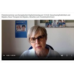 Online-Patientenseminar zum Kopfschmerztag
